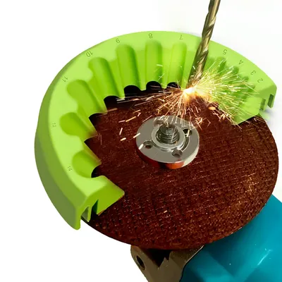 Angle Grinder Drill Bit Sharpener 2-14mm Multi-Multi-Sizes Power Tool Polishing Attachment 2-14mm Precision Drilling Bracket