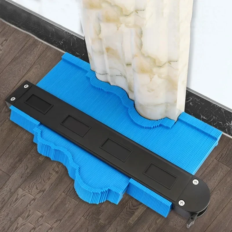 1PCS Kontur lineal messgerät Schneiden vorlage Bau Holzbearbeitung messgerät keramik Fliesen fliesen werkzeug Image