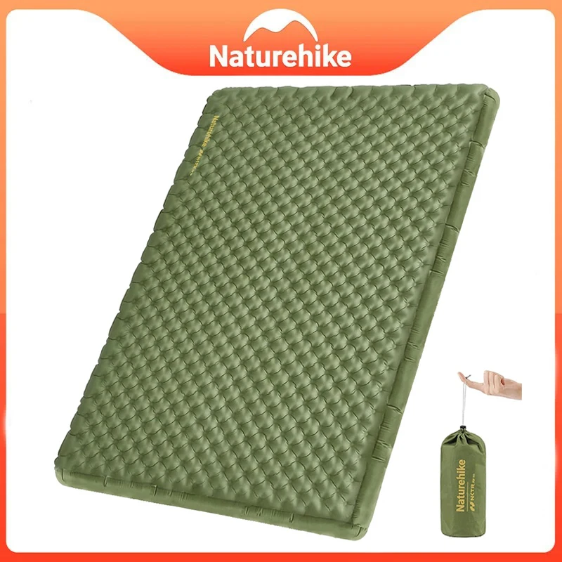 Naturehike aufblasbare Matratze R Value 4.6 aufblasbares Bett für den Außenbereich, leichte Doppel-Campingmatte mit Airbag-Isomatten Image