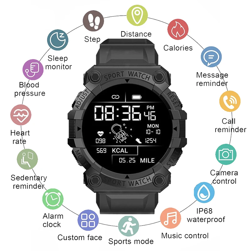 Smart Uhr Männer Outdoor Sport Smartwatch BT Anruf Stimme Assistent Uhr Herz Rate Monitor Wasserdichte Armbanduhr y56 Smart uhr