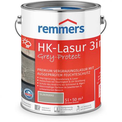 Remmers HK-Lasur 3in1 Grey-Protect silbergrau RC-970, 5 l Image
