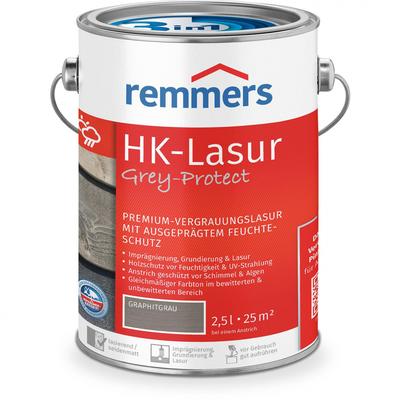 Remmers HK-Lasur 3in1 Grey-Protect graphitgrau FT-25416, 2,5 l Image