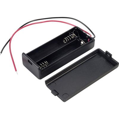 Tru Components - SBH-421-2A Batteriebox 2x Micro (aaa) Kabel Image