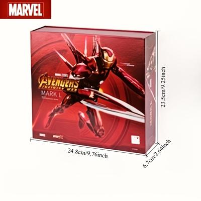 TEMU Iron Man 7inch Pvc Figurine, Edition, With Details, Mixed Color, For Avengers Collector, Holiday Birthday Gift