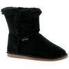 Hush Puppies Womens Stiefel Ashleigh Leder Slip On schwarz