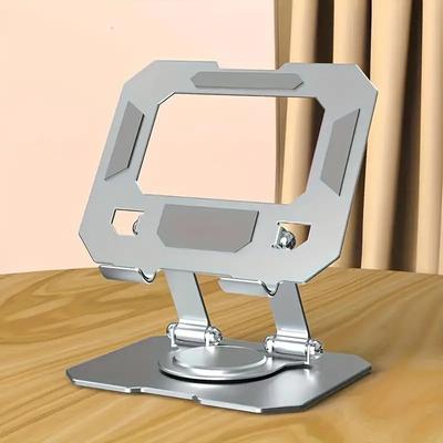TEMU Metal Desktop Tablet Stand Foldable And Easy To Store 360° Rotatable Tablet Stand