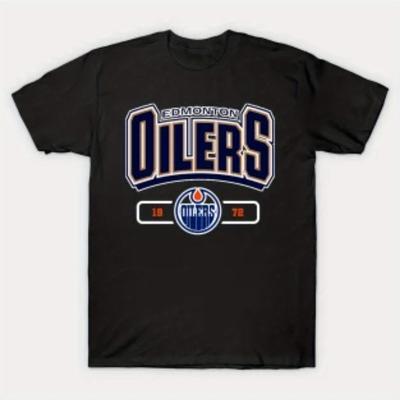 TEMU Edmonton--city T-shirt Men's Cotton Printed T-shirt Image
