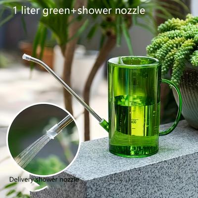 TEMU Flower Watering Can For Plants, Succulents And Flowers With Thickened Plastic Long Spout Potting Magic Tool Image