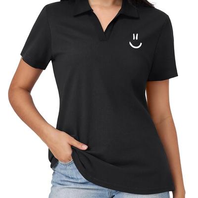 TEMU European And American Women's Casual Versatile Geometric Patterned Printed Shirt Image