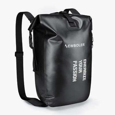 "TEMU 27l Folding Backpack - Dry Bag For Rafting, Kayaking, Hiking & Cycling, Black With "newboler" Branding, Camping Gear | Stylish Backpack | Durable Zippers, Outdoor Gear" Image
