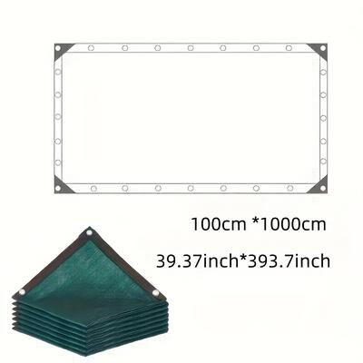 TEMU 1pc Outdoor Privacy Screen - Mesh Fence For Balcony, Patio, Yard & Garden Decor, Grey, Outdoor Privacy Solution|modern Privacy Screen| Design, Outdoor Decorations Image