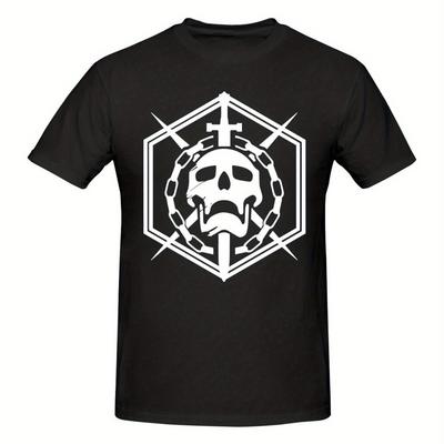 TEMU Classic Cotton Short Sleeve Crewneck T Shirts Vintage Graphic Tees Shirt Tops Cotton Printed Shirts Image