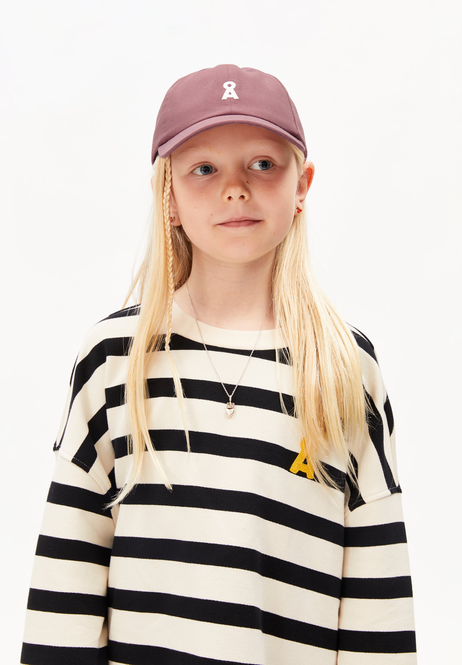 YENAAS KIDS CAP | Kinder Kappe aus Bio-Baumwolle - lila (54-55) Image
