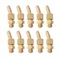 10Pcs 1/8 Inch DN6 Brass Gushing Spray Water Fountain Nozzles Universal Water Curtain Nozzle Landscape Garden Fountain Garden Po
