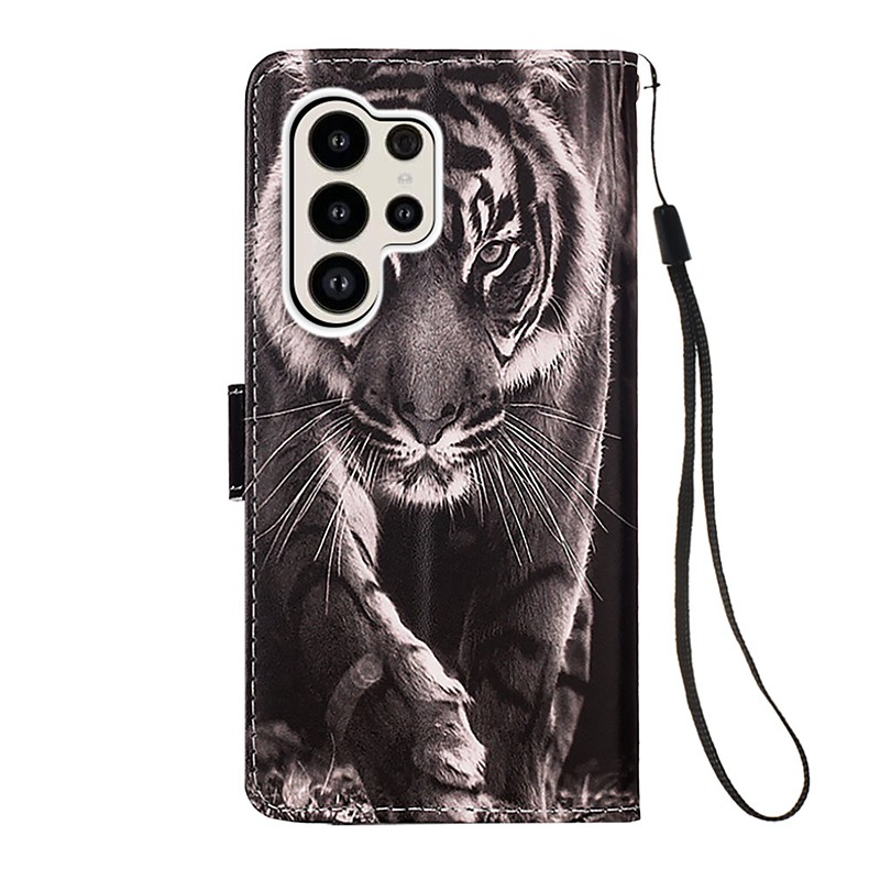 Phone Case For Samsung Galaxy S26 Ultra Plus S25 S24 S23 S22 S23 FE S21 Ultra Plus S20 A14 A34 Back Cover Wallet Case with Stand Holder Magnetic with Wrist Strap Retro TPU PU Leather