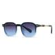 WFFZTZW Fashion Men Sunglasses Retro Gradient Uv400 Rivets Women(Blue grey blue)