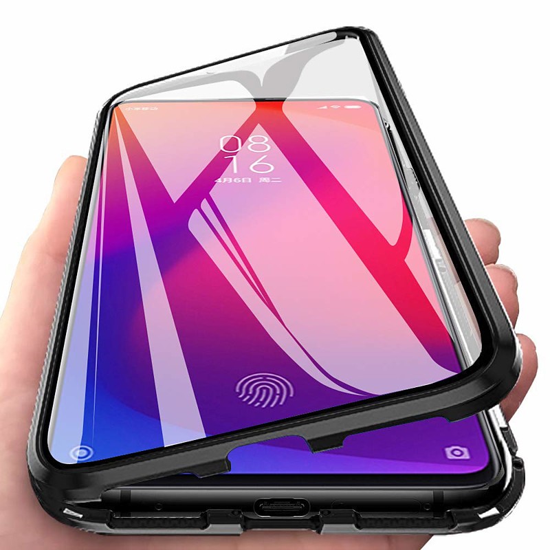 Phone Case For Samsung Galaxy S26 Ultra Plus S25 S24 S23 S22 S21 FE S21 Ultra Plus S20 A14 A34 Full Body Case Magnetic Adsorption with Screen Protector Magnetic Full Body Protective Transparent