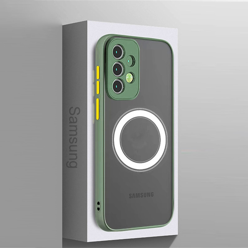 Phone Case For Samsung Galaxy S26 Ultra Plus S25 S24 S23 S22 S23 FE S21 Ultra Plus S20 A55 5G A35 5G With Magsafe Full Body Protective Shockproof PC