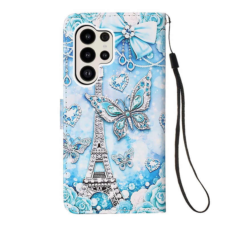 Phone Case For Samsung Galaxy S26 Ultra Plus S25 S24 S23 S22 S23 FE S21 Ultra Plus S20 A14 A34 Back Cover Wallet Case with Stand Holder Magnetic with Wrist Strap Retro TPU PU Leather