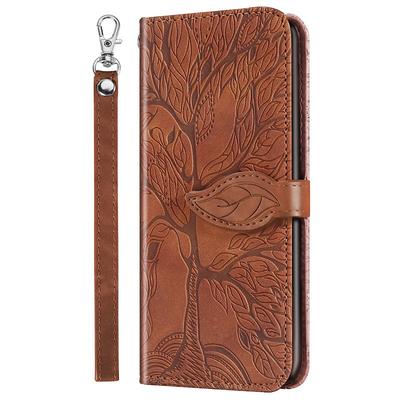 Phone Case For Samsung Galaxy S25 S24 S23 Ultra Plus S22 Plus Ultra A14 A34 A54 S20 A52 S20 FE Wallet Case Card Holder Dustproof Shockproof Lines / Waves Solid Colored PU Leather