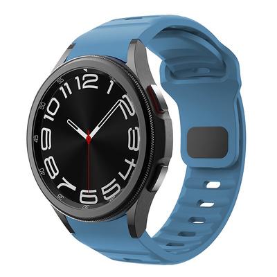 Watch Band for Samsung Galaxy Watch 7/6/5/4 40/44mm, Galaxy Watch 5 Pro 45mm, Galaxy Watch 4/6 Classic 42/46/43/47mm, Watch 3, Active 2, Gear S2 Silicone Replacement Strap Waterproof Adjustable