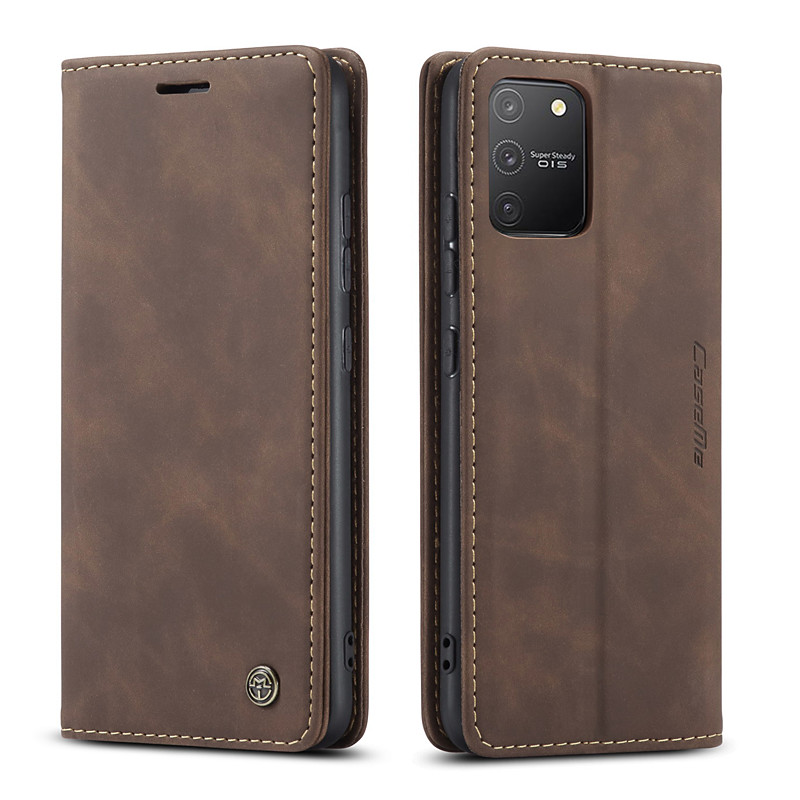 Phone Case For Samsung Galaxy S23 S22 S21 FE S21 Ultra Plus A54 A32 A52 Wallet Case with Stand Holder Flip Card Holder Solid Colored TPU PU Leather