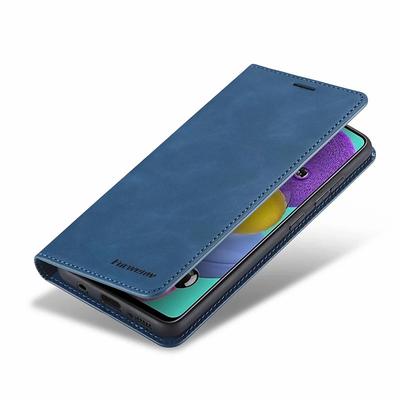 Phone Case For Samsung Galaxy S25 S24 S23 S22 S21 FE S21 Ultra Plus S20 Full Body Case Leather Wallet Case with Stand Holder Flip Wallet Solid Colored Genuine Leather TPU