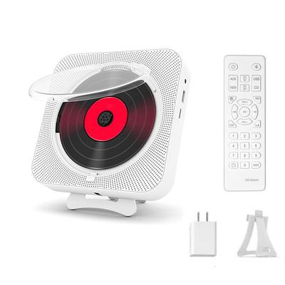 2023 New Upgrade Bluetooth CD Player with Dust Protection and LED Screen 3.5 mm AUX Socket with Remote Control Home Audio FM Radio USB MP3 Music Player
