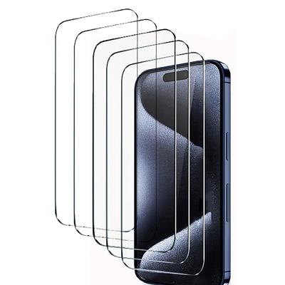 3 pcs 5 pcs 10 pcs Screen Protector For Apple iPhone 16 iPhone 15 Pro Max Plus iPhone 14 13 12 11 Pro Max Mini X XR XS Max 8 7 Plus Tempered Glass 9H Hardness Anti Bubbles Anti-Fingerprint High