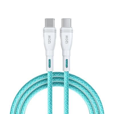 120W USB Type C To USB C Cable USB-C PD Fast Charging Charger Wire Cord For Macbook Samsung Xiaomi Huawei Type-C USB C Cable