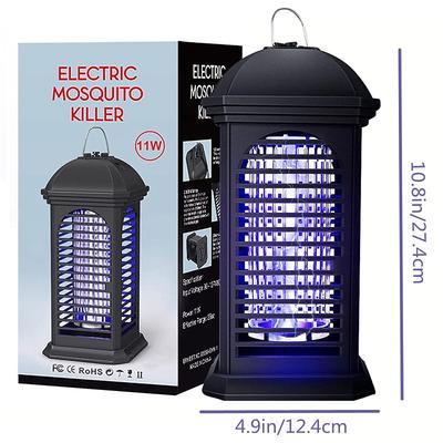 Bug Zapper Electric Mosquito Killer, Indoor and Outdoor Mosquito Killer Electric Shock Mosquito Lamp Household Photocatalytic Mosquito Killer UV Outdoor Mosquito Trap Lamp