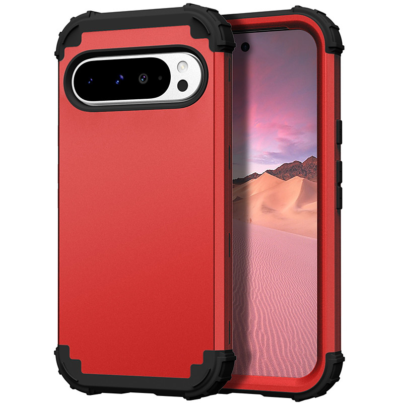 Phone Case For Pixel 9 Pro Pixel 9 Pro XL Pixel 8 Pro Pixel 8 Pixel 7 Pixel 7 Pro Pixel 6 Pixel 6 Pro Back Cover Magnetic Support Wireless Charging Shockproof Retro PC Silicone