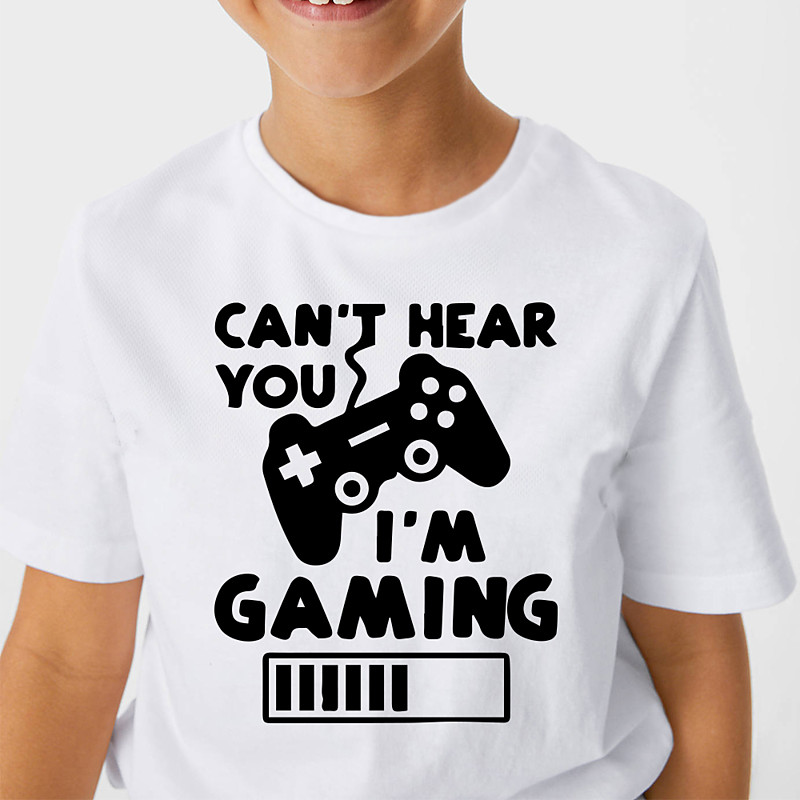 Boys 3D Graphic Letter T shirt Tee Short Sleeve Summer Basic Kids Daily Wear