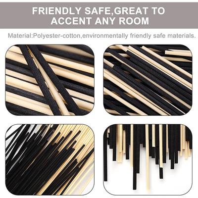 Essential Oil Diffuser Refill Sticks, Reed Perfume Sticks for Air Freshening and Mosquito Repellent, Multi-Functional Aromatherapy Accessories for Home, Bathroom, Office, Hotel (No Oil)