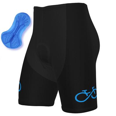 Men's Graphic Cycling Road Shorts Bike Shorts Cycling Padded Shorts Bike Shorts Padded Shorts / Chamois Mountain Bike MTB Road Bike Cycling Sports 3D Pad Cycling Quick Dry Reflective Strips Black