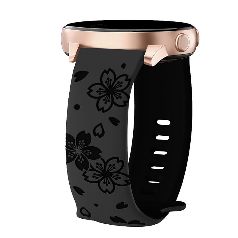 Watch Band for Samsung Galaxy Watch 7/6/5/4 40/44mm, Galaxy Watch 5 Pro 45mm, Galaxy Watch 4/6 Classic 42/46/43/47mm, Watch 3, Active 2, Gear S2 Silicone Replacement Strap Cute Adjustable Solo Loop