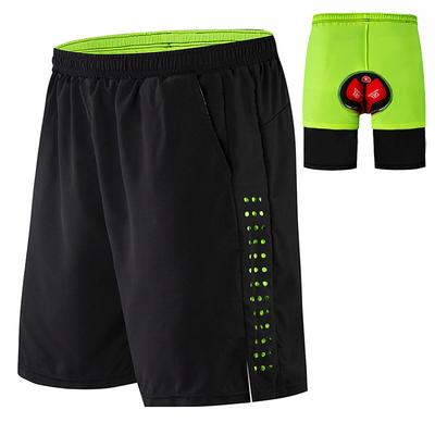 WOSAWE Men's Solid Colored Pocket Cycling MTB Shorts Downhill Shorts Bike Shorts Bike Padded Shorts / Chamois MTB Shorts Race Fit Mountain Bike MTB Road Bike Cycling Sports 3D Pad Quick Dry Moisture