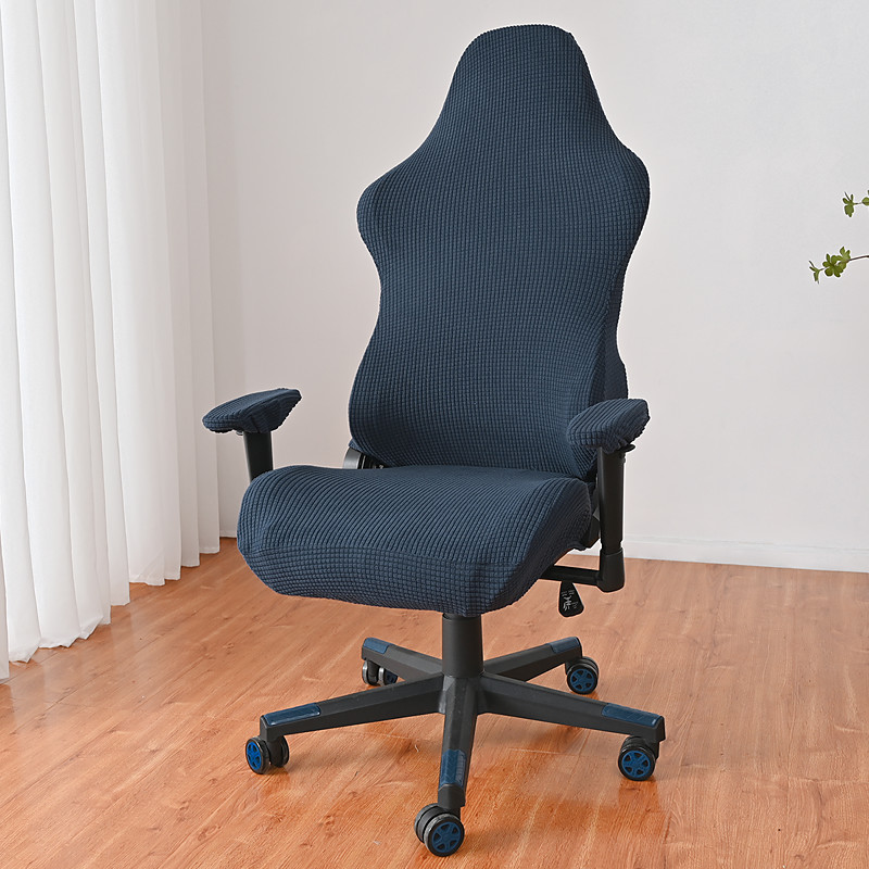 Split Office Chair Cover Gaming Chair Covers Burgundy Stretch Washable Computer Chair Slipcovers for Armchair, Swivel Chair, Gaming Chair,Computer boss Chair