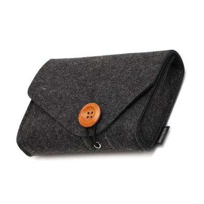 Macbook Power Adapter Case Storage Bag Felt Portable Electronics Accessories Organizer Pouch for MacBook Pro Air Laptop Power Supply Magic Mouse Charger Cable Hard Drive Power Bank