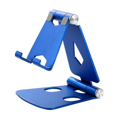 Cell Phone Stand Holder, Fully Foldable, Adjustable Desktop Phone Holder Cradle Dock Compatible with All Cell Phone Model iPhone Samsung Galaxy Nintendo Switch Tablets
