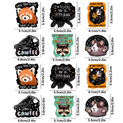 12pcs Refrigerator Magnets, Funny Fridge Magnets, Decorative Magnets, Personalized Fridge Magnet For Kitchen Office Whiteboard Locker Cabinet And Dishwasher, Kitchen Decoration, Home Decoration