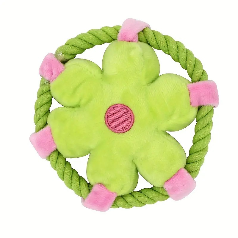 Pet Toy Dog Chew Toy Dog Toy With Rope Flying Dics DogTraining Throwing Toy Teething Toys