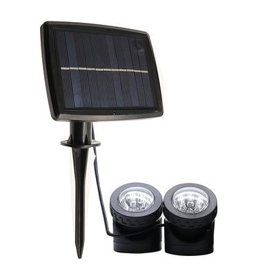 Solar LED Pond Spotlights Submersible Pond Pool Lights with 3 Lamps 18 LEDs Landscape Spotlight Underwater Lights IP68 Waterproof Solar Garden Lights for Pond Garden Fountain Outdoor Lawn Decoration