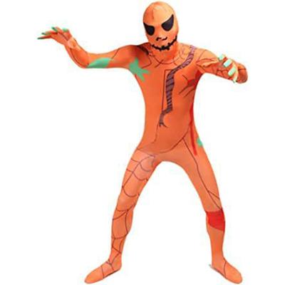 Skeleton Skull Zalgo Monster Halloween Cosplay Costume Bodysuits Carnival Costume Full Body Suit Cosplay Kid's Adults' Men's Boys' Carnival Masquerade Mardi Gras Performance Party Halloween Easy