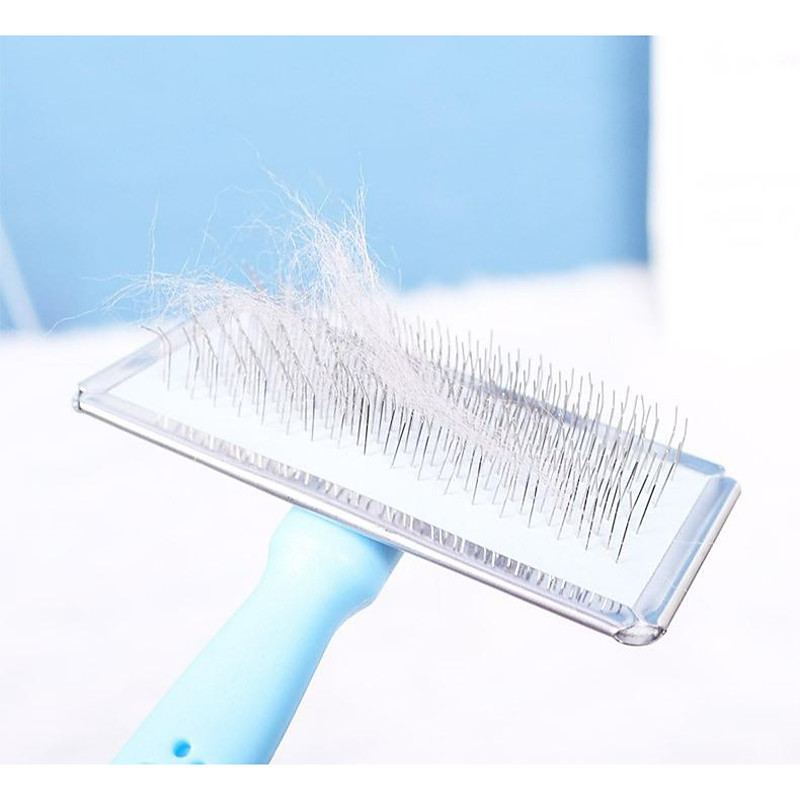 Pet Brush Rake Comb Beauty Cleaning Dog Cat Brush Stainless Steel Hair Removal Needle Comb Pet Supplies