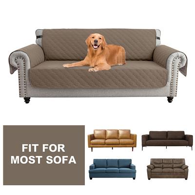 100% Waterproof Quilted Sofa Covers Couch Cover Sofa Cover Recliner Cover for Dogs,Couch Protector Non-Slip Sofa Slipcover for 1/2/3/4 Cushion Couch Reclining Furniture Protector for Pets, Kids,Dog