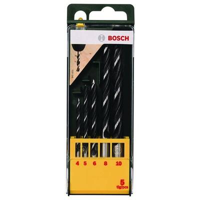 BOSCH Holzbohrer-Set 5 Holzbohrer Ø 4/5/6/8/10 mm Image