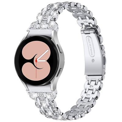 Watch Band for Samsung Watch 7/6/5/4 40/44mm, Galaxy Watch 5 Pro 45mm, Galaxy Watch 4/6 Classic 42/46/43/47mm, Watch 3, Active 2, Gear S2 Alloy Replacement Strap 20mm Wristband