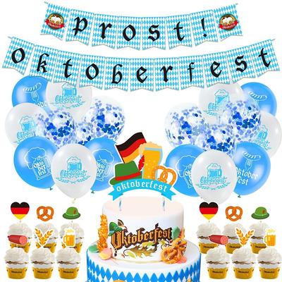 German Oktoberfest Theme Party Size Card Latex Balloon Stage Decoration Props