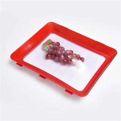 Reusable Food Preserving Tray, Food Preservation Tray, Stacking Food Storage Trays, Environmentally Stackable Food Preserving Trays with Stretch Cover for Various Foods